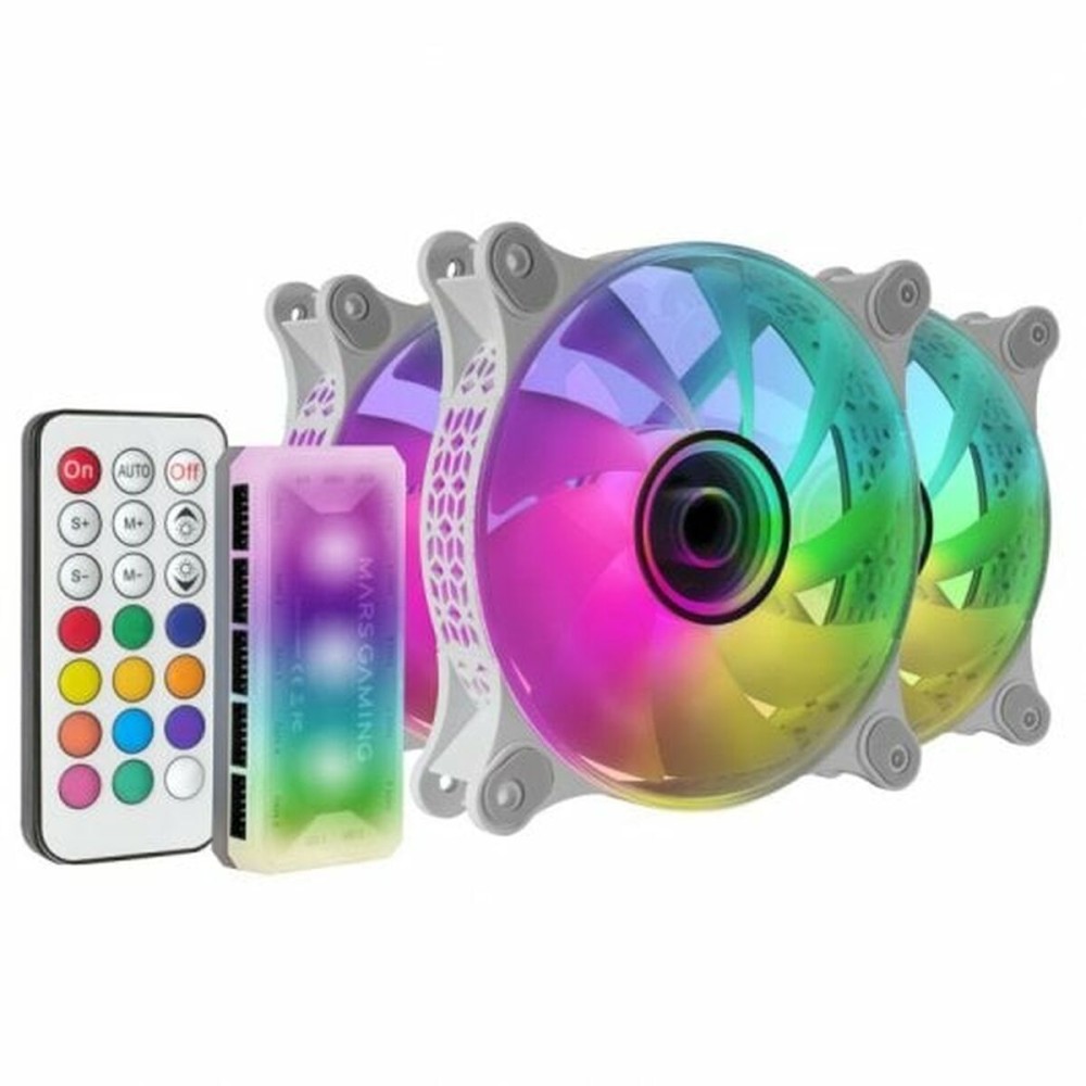 Bază de Răcire pentru Laptop Mars Gaming MF3DKITW Ø 12 cm
