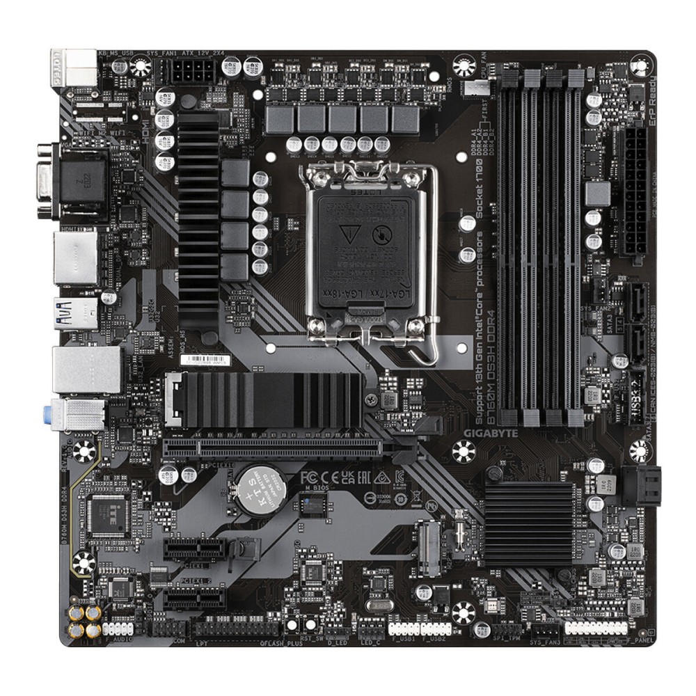Placă de Bază Gigabyte B760M DS3H DDR4 LGA 1700