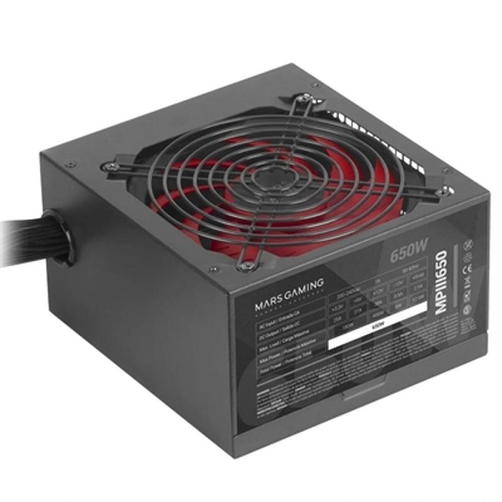 Sursă de Alimentare Mars Gaming MPIII650 650 W 6 W CE - RoHS