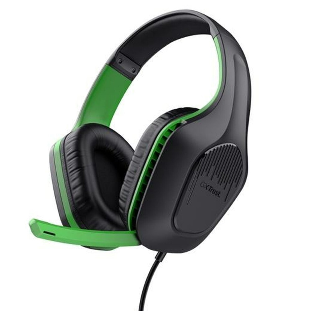 Căști cu Microfon Trust GXT 415S Zirox Negru Verde