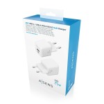 Încărcător de Perete Aisens ASCH-25W2P014-W Alb Multicolor 25 W