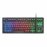 Tastatură Mars Gaming MK023ES Negru Qwerty Spaniolă