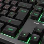Tastatură Mars Gaming MK023ES Negru Qwerty Spaniolă