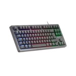 Tastatură Mars Gaming MK023ES Negru Qwerty Spaniolă