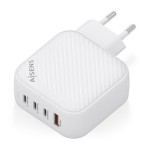 Încărcător de Perete Aisens ASCH-100W4P028-W Alb Multicolor 100 W