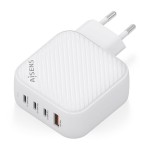 Încărcător de Perete Aisens ASCH-100W4P028-W Alb Multicolor 100 W