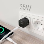Încărcător de Perete Aisens ASCH-35W1P023-BK Negru Multicolor 35 W