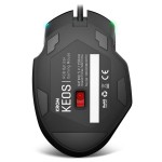 Mouse Gaming cu LED Krom Keos 6400 dpi Negru