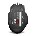 Mouse Gaming cu LED Krom Keos 6400 dpi Negru