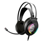 Căști cu Microfon Gaming Krom Kappa Negru