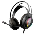 Căști cu Microfon Gaming Krom Kappa Negru