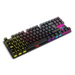 Tastatură Krom Kasic TKL Negru LED RGB Retroiluminat