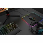 Covoraș Gaming cu Iluminat LED Krom Knout RGB Negru