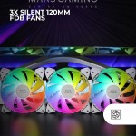 Ventilator CPU Mars Gaming MF-3AW Ø 12 cm