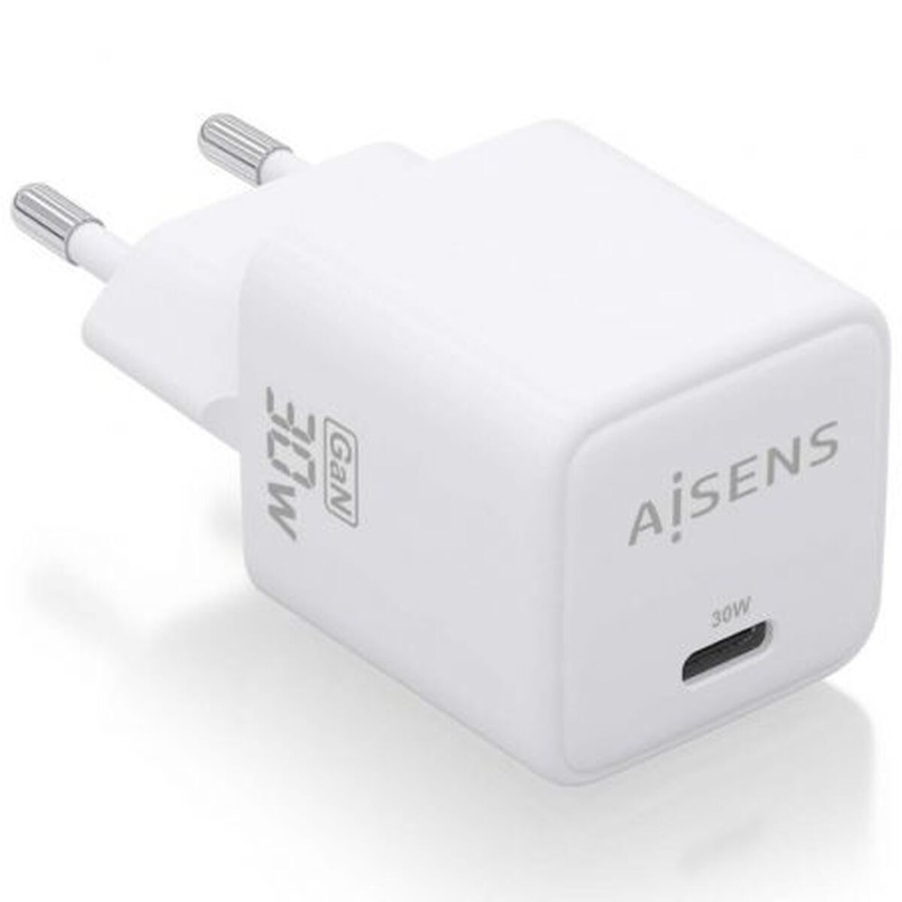 Încărcător de Perete Aisens ASCH-30W1P035-W Alb Multicolor 33 W