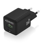 Încărcător de Perete Aisens ASCH-30W2P038-BK Negru Multicolor 33 W