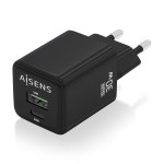 Încărcător de Perete Aisens ASCH-30W2P038-BK Negru Multicolor 33 W