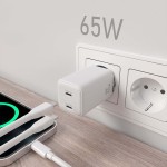 Încărcător de Perete Aisens ASCH-65W2P039-W Alb Multicolor 65 W