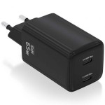 Încărcător de Perete Aisens ASCH-65W2P040-BK Negru Multicolor 65 W