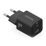 Încărcător de Perete Aisens ASCH-30W2P021-BK Negru Multicolor 33 W