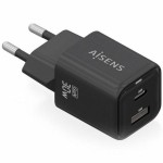 Încărcător de Perete Aisens ASCH-30W2P021-BK Negru Multicolor 33 W