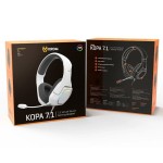 Căști Bluetooth cu Bandă de Cap Krom NXKROMKOPA71WH Alb