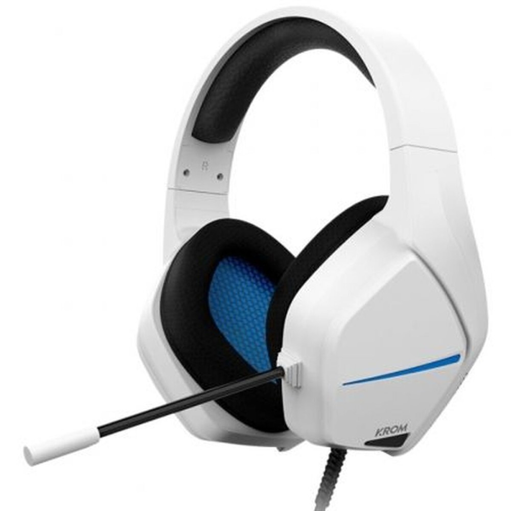 Căști cu Microfon Gaming Krom NXKROMKOPAMOVEWH Albastru