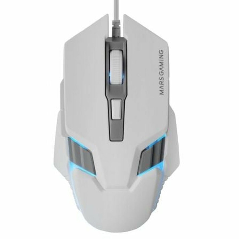 Mouse Gaming Mars Gaming MM024 WH Alb 4000 dpi