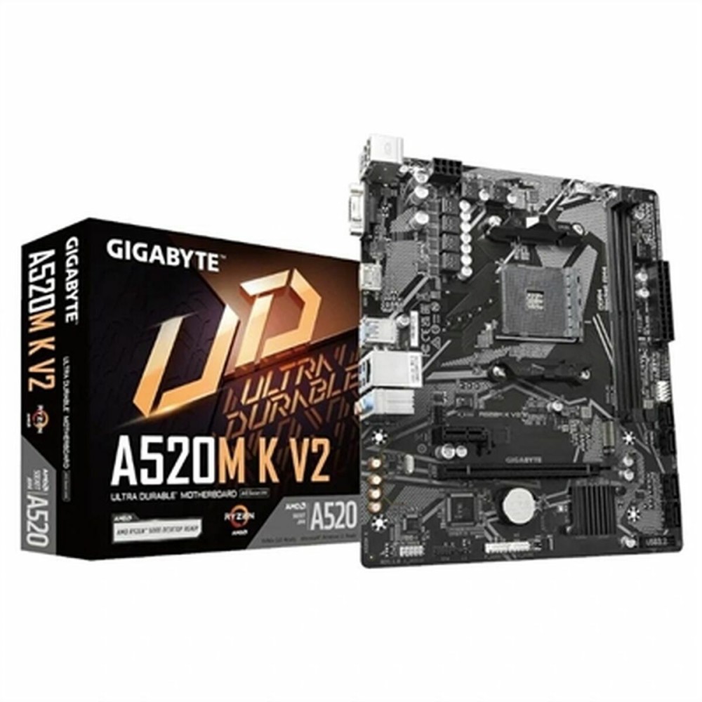 Placă de Bază Gigabyte A520M K V2 AMD AM4 AMD A520 AMD