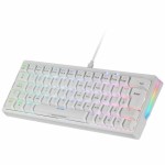 Tastatură Gaming Mars Gaming MKMINIPROWBES Qwerty US Alb