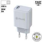 Încărcător de Perete Muvit MCACC0002 15 W Alb