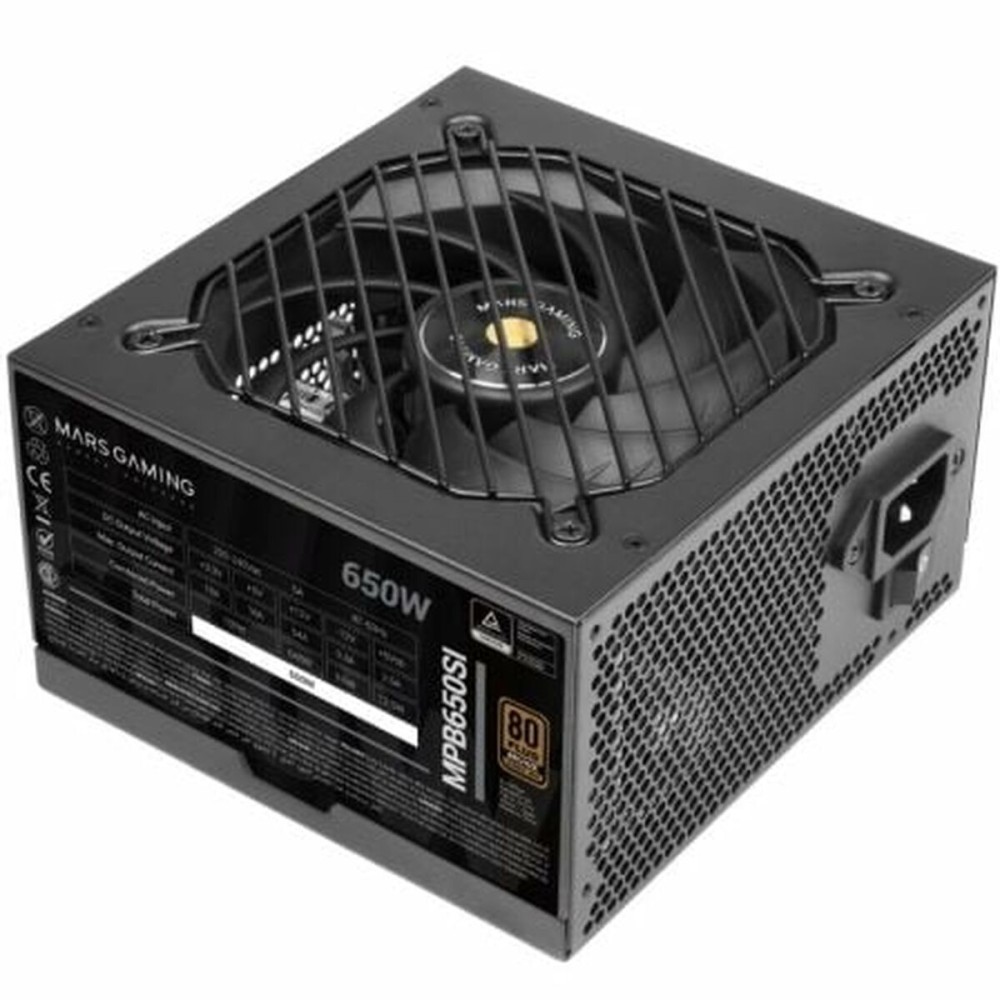Sursă de Alimentare Mars Gaming TACMARS-MPB650SI 650 W 80 Plus Bronze