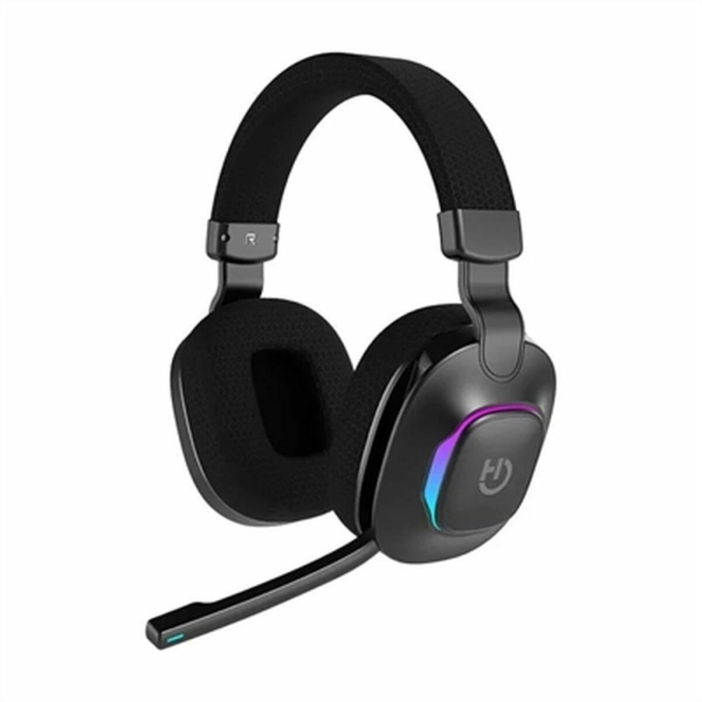 Căști cu Diademă Hiditec Vortex ARGB Negru Multicolor