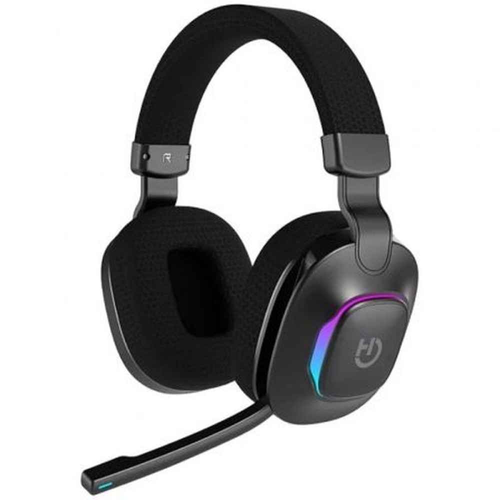 Căști cu Diademă Hiditec Vortex ARGB Negru Multicolor