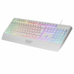 Mouse Gaming Mars Gaming MK124WES Alb Qwerty Spaniolă