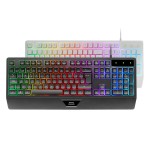 Mouse Gaming Mars Gaming MK124WES Alb Qwerty Spaniolă