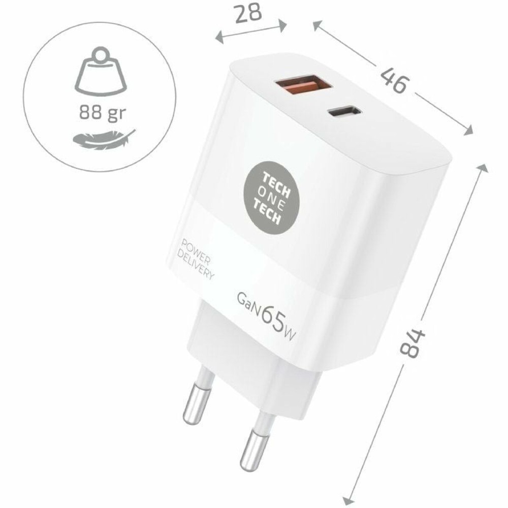 Încărcător de Perete Tech One Tech TEC2270 Negru