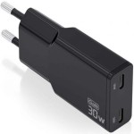 Încărcător de Perete Aisens ASCH-30W2P049-BK Negru 30 W