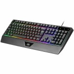 Tastatură și Mouse Mars Gaming MCP124PROES Negru Multicolor Qwerty Spaniolă (4 Unități)