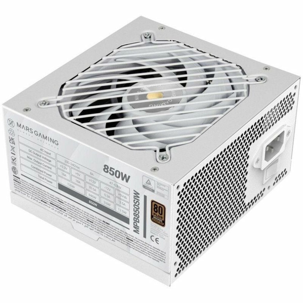 Sursă de Alimentare Mars Gaming MPB850SIW 850 W 80 Plus Bronze
