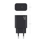 Încărcător de Perete Aisens A110-0939 Negru 20 W 50 W