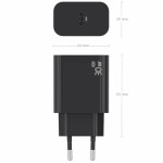 Încărcător de Perete Aisens A110-0941 Negru 33 W 50 W