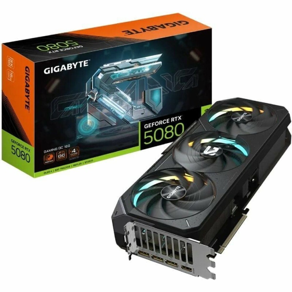 Placă Grafică Gigabyte GeForce RTX 5080 GAMING OC 16G GEFORCE RTX 5080 16 GB GDDR6 GDDR7