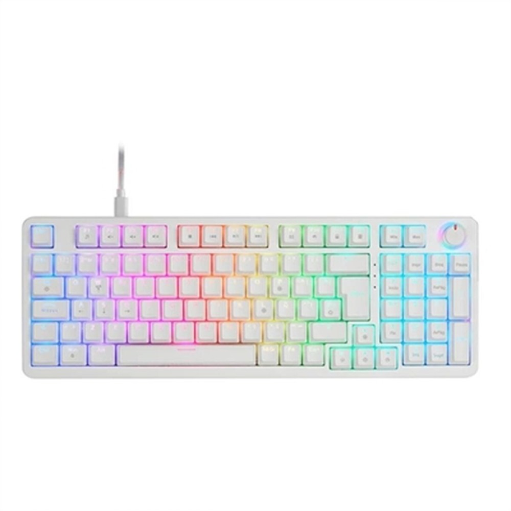 Tastatură Gaming Mars Gaming MKPROWBES Alb Qwerty Spaniolă