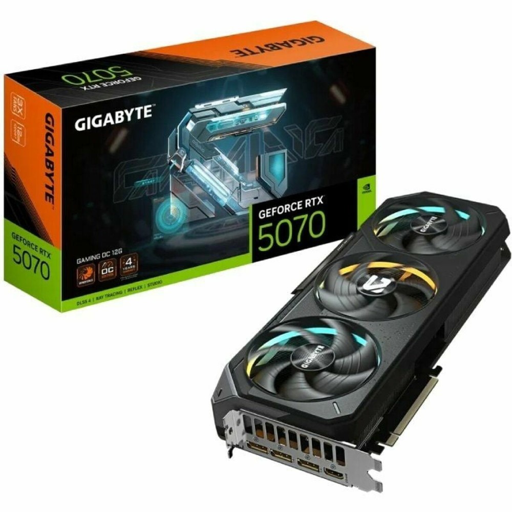 Placă Grafică Gigabyte GV-N5070GAMING OC-12GD nvidia geforce rtx 5070 12 GB GDDR6 GDDR7