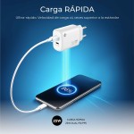 Încărcător de Mașină Subblim SUBCHG-6G2520 Alb 120 W