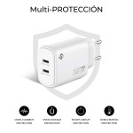 Încărcător de Mașină Subblim SUBCHG-6G2520 Alb 120 W