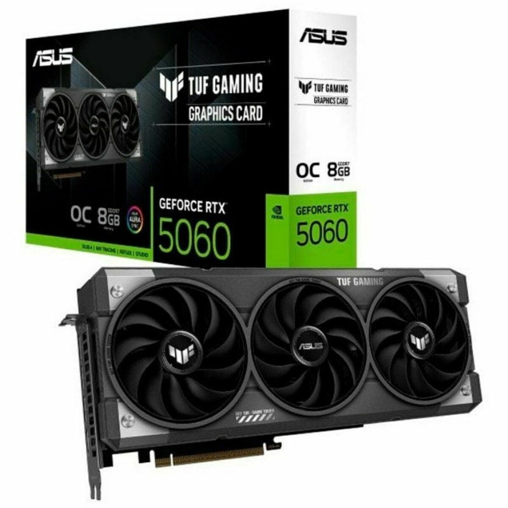 Placă Grafică Asus TUF-RTX5060-O8G-GAMING GEFORCE RTX 5060 8 GB GDDR6 GDDR7