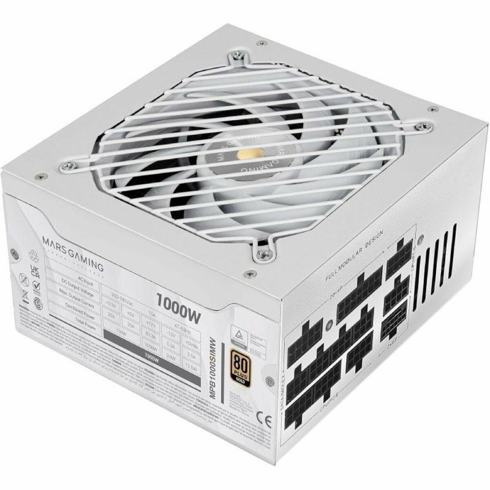 Sursă de Alimentare Mars Gaming MPB1000SIMW 1000 W 80 Plus Gold