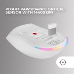 Mouse Mars Gaming MMT3W Alb Negru